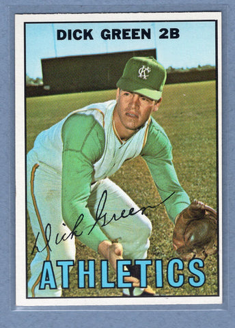 1967 Topps #54 Dick Green EX-MT  GO390