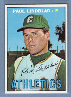 1967 Topps #227 Paul Lindblad EX-MT  GO308