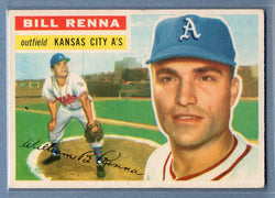 1956 Topps #82 Bill Renna (GB) EX  GO134
