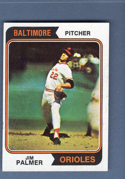 1974 Topps Baseball #40 Jim Palmer NM-MT 001