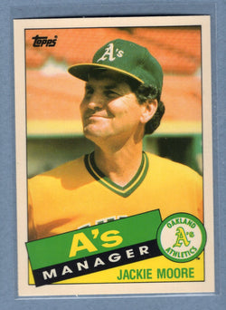 1985 Topps Tiffany #38 Jackie Moore NM