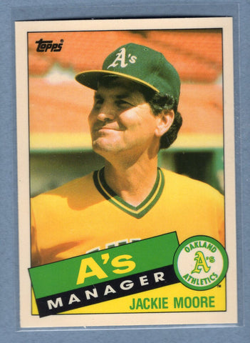 1985 Topps Tiffany #38 Jackie Moore NM