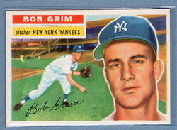 1956 Topps #52 Bob Grim (WB) VG-EX   GO125