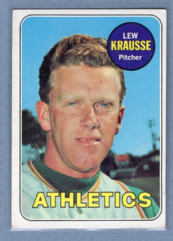 1969 Topps #23 Lew Krausse EX  GO850