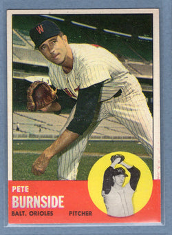 1963 Topps #19 Pete Burnside EX-MT  GO522