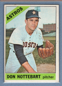 1966 Topps #21 Don Nottebart (st) (c) VG  GO470