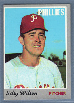 1970 Topps #28 Billy Wilson  EX-MT  SB2