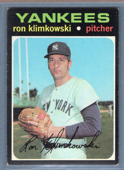 1971 Topps #28 Ron Klimkowski  VG-EX  GO747