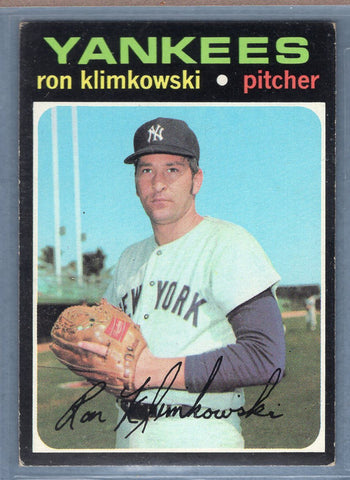 1971 Topps #28 Ron Klimkowski  VG-EX  GO747