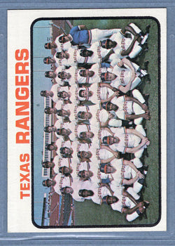 1973 Topps #7 Texas Rangers Team  (d) EX-MT  GO669