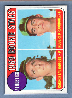 1969 Topps #358 Athletics Rookies  EX   GO501