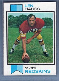 1973 Topps #130 Len Hauss NM  High Grade Set Break