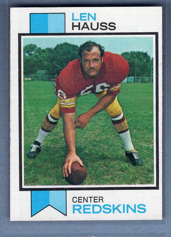 1973 Topps #130 Len Hauss NM  High Grade Set Break