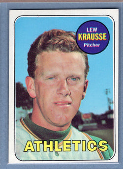 1969 Topps #23 Lew Krausse (a) EX-MT  GO700