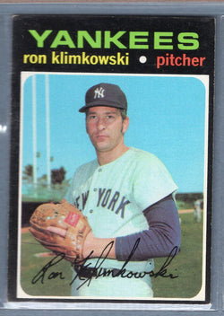 1971 Topps #28 Ron Klimkowski  EX  SB1