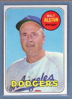 1969 Topps #24 Walt Alston (HOF)(b) EX-MT  GO850