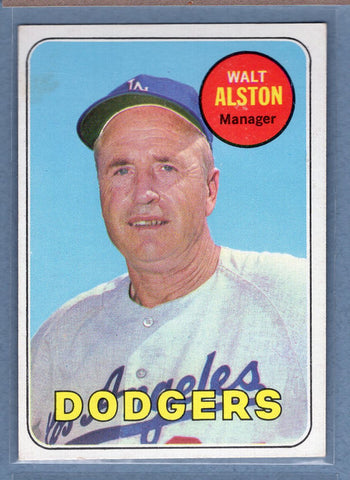 1969 Topps #24 Walt Alston (HOF)(b) EX-MT  GO850