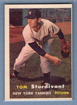 1957 Topps #34 Tom Sturdivant (a) EX   GO260