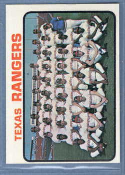 1973 Topps #7 Texas Rangers Team  (E) EX-MT  GO669