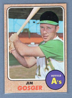 1968 Topps #343 Jim Gosger (a) EX-MT  GO339