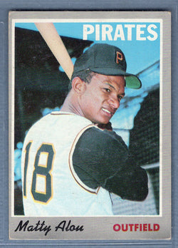 1970 Topps #30 Matty Alou  EX  SB2