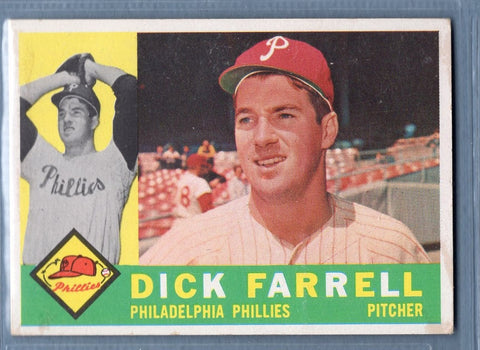 1960 Topps #103 Dick Farrell VG Set Break 1