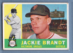 1960 Topps #53 Jackie Brandt  VG  GO257