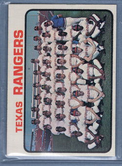 1973 Topps #7 Texas Rangers Team  (f) EX-MT  GO669