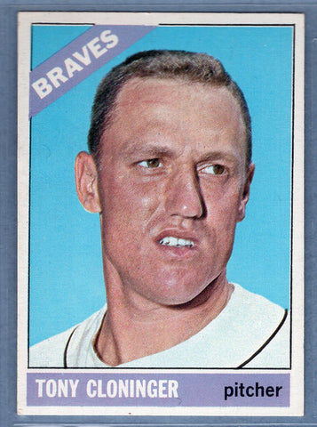 1966 Topps #10 Tony Cloninger EX  GO368