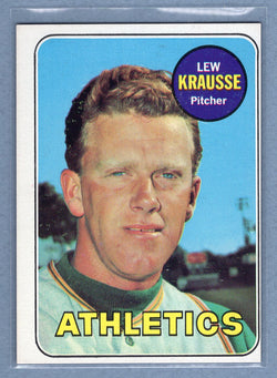 1969 Topps #23 Lew Krausse (c) EX  GO700