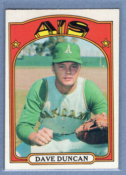 1972 Topps #17 Dave Duncan (c) EX  GO315