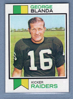 1973 Topps #25 George Blanda (HOF) NM   GO355