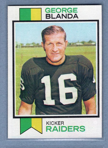 1973 Topps #25 George Blanda (HOF) NM   GO355