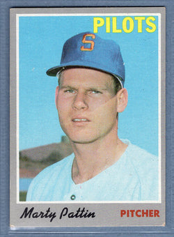 1970 Topps #31 Marty Pattin  EX  SB2