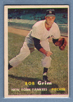 1957 Topps #36 Bob Grim (a) VG   GO260