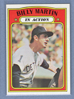 1972 Topps #34 Billy Martin IA EX-MT  GO500