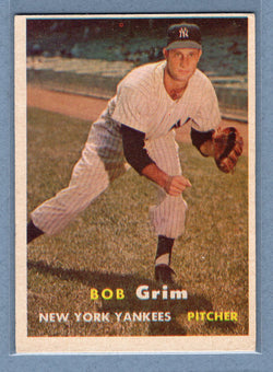 1957 Topps #36 Bob Grim (b) EX   GO260