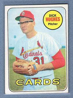 1969 Topps #39 Dick Hughes EX  GO477