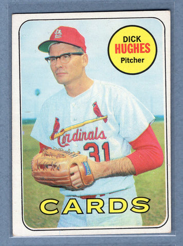 1969 Topps #39 Dick Hughes EX  GO477