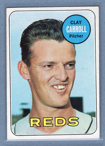 1969 Topps #26 Clay Carroll(a) EX  GO850