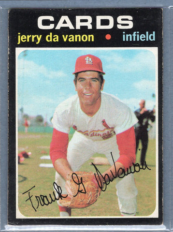 1971 Topps #32 Jerry DaVanon  EX  SB1