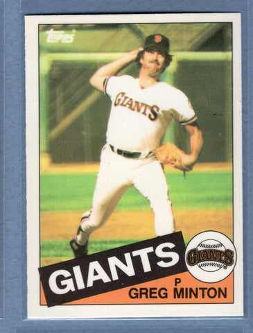 1985 Topps Tiffany #45 Greg Minton NM