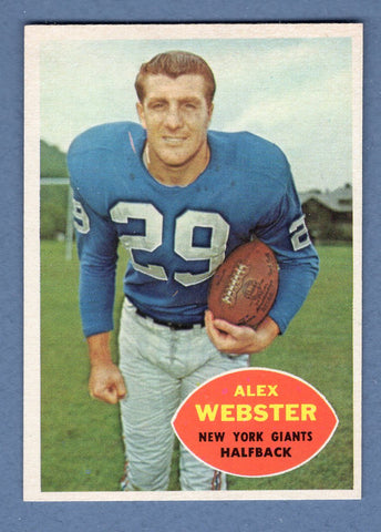 1960 Topps #75 Alex Webster (1) EX-MT  GO107