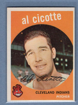 1959 Topps #57 Al Cicotte EX-MT High Grade Set Break B
