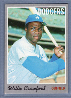 1970 Topps #34 Willie Crawford  EX-MT  SB2