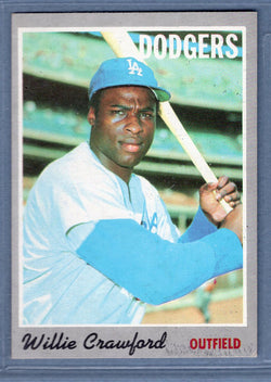 1970 Topps #34 Willie Crawford  EX-MT  SB1