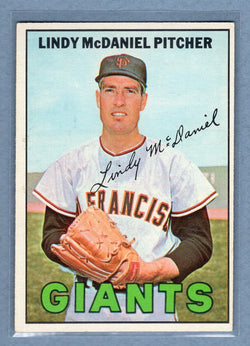 1967 Topps #46 Lindy McDaniel (st) (b) VG   GO340