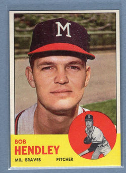 1963 Topps #62 Bob Hendley NM    GO122