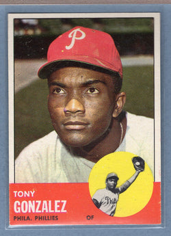 1963 Topps #32 Tony Gonzalez EX-MT  GO522