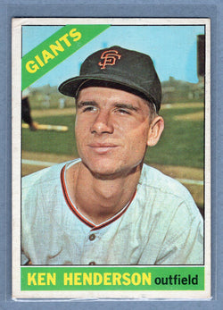 1966 Topps #39 Ken Henderson VG-EX  GO300